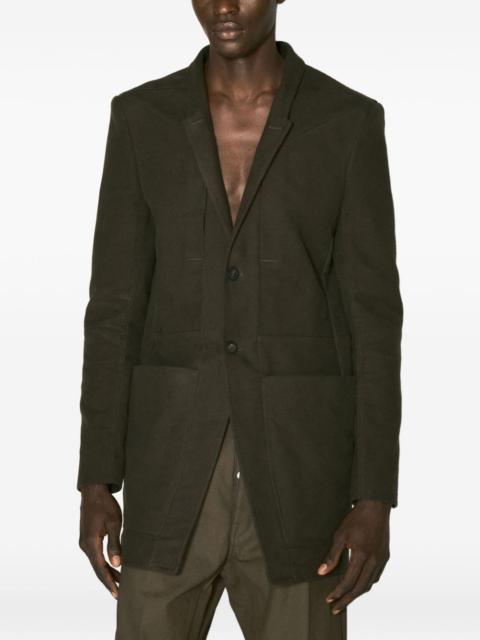 Rick Owens button pockets coat