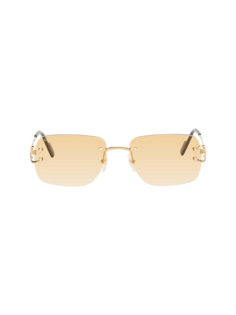 Cartier Gold Classic C Motif Sunglasses