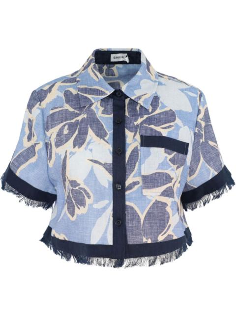 SIMKHAI floral-print shirt