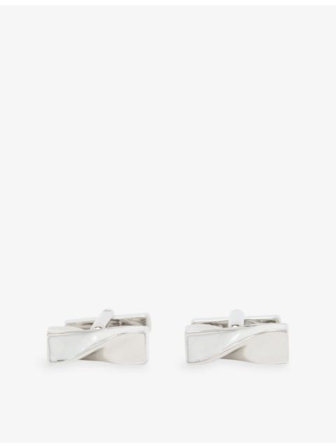 REISS Carrick Twisted Metal Cufflinks