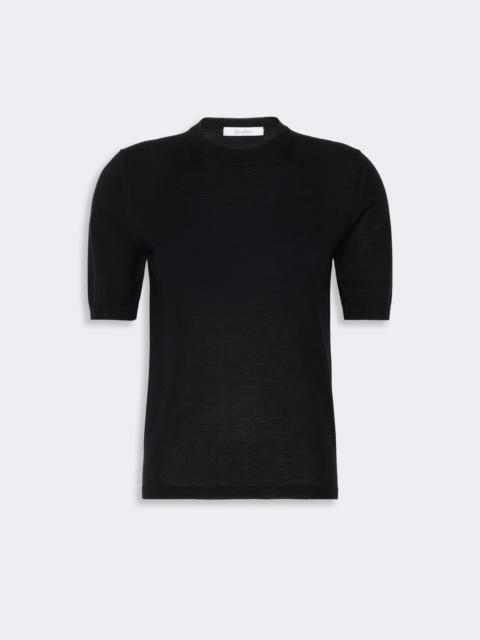 Max Mara ACETI Stockinette-stitched cashmere and silk sweater - ULTRAMARINE