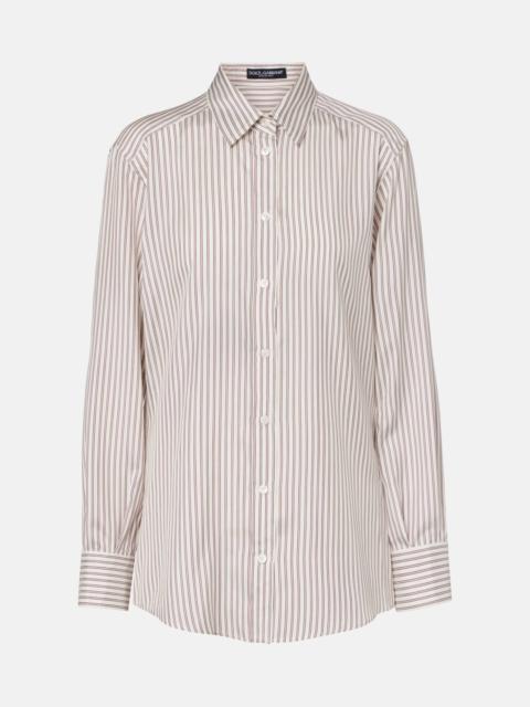Dolce & Gabbana Striped silk shirt