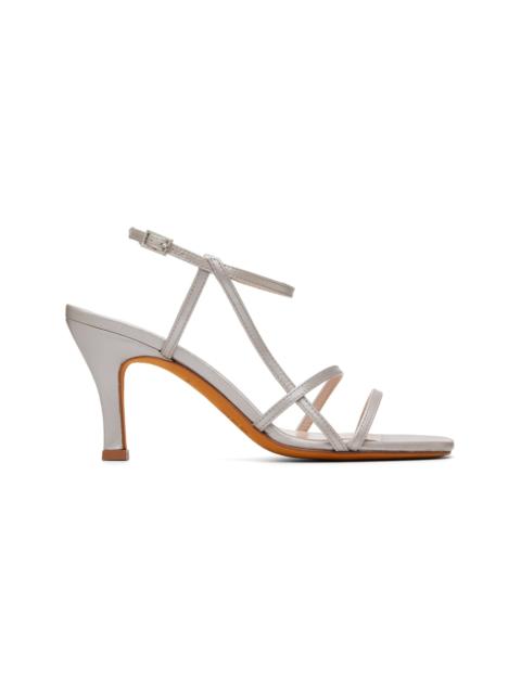 MARYAM NASSIR ZADEH Silver Irene Heeled Sandals