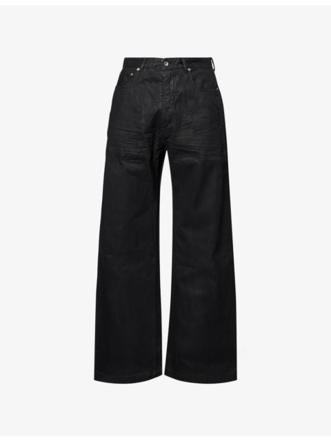 Rick Owens DRKSHDW Geth Coated Denim Jeans
