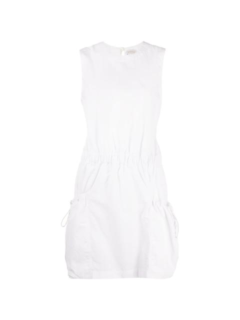 sleeveless cotton mini dress