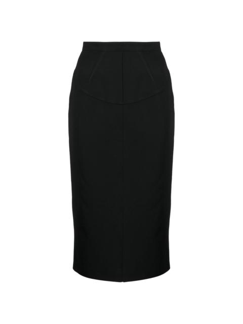 N°21 high-waisted pencil skirt