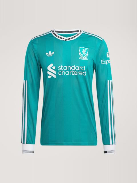 adidas Liverpool FC 25/26 Long Sleeve Third Authentic Jersey