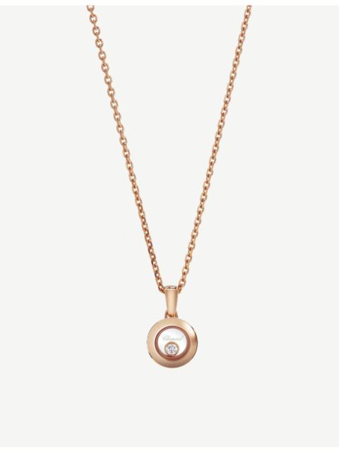 Chopard Happy Diamonds Icons 18ct rose-gold and diamond pendant