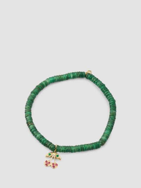 SYDNEY EVAN Women's 14K Yellow Gold, Green Aventurine & Multi-Gemstone Beaded Stretch Bracelet - Green