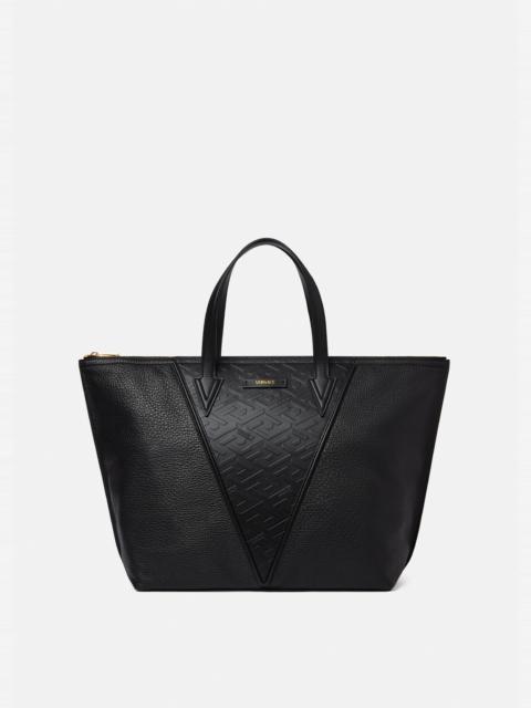 VERSACE V Greca Signature Tote Bag