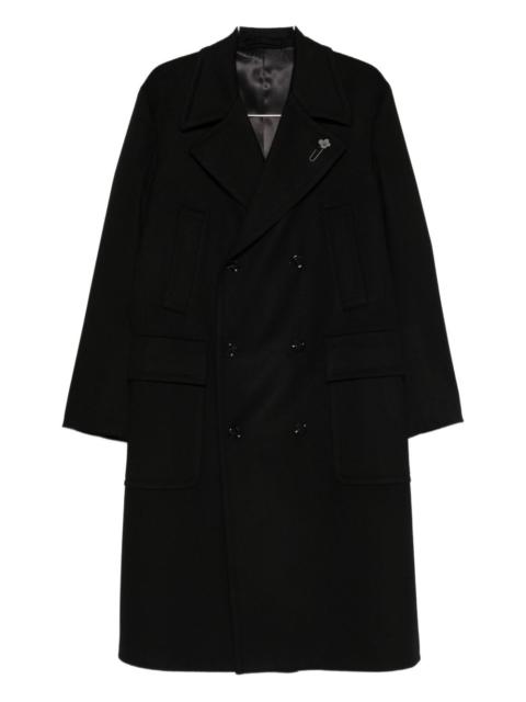 LARDINI double-breasted pocket coat