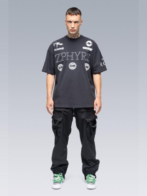 ACRONYM FIS6-RS Cotton Short Sleeve T-shirt Black