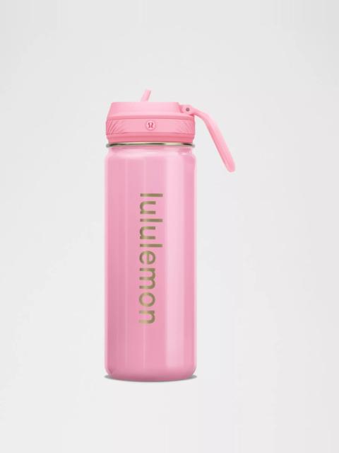 lululemon Back to Life Sport Bottle 18oz Straw Lid *Shine