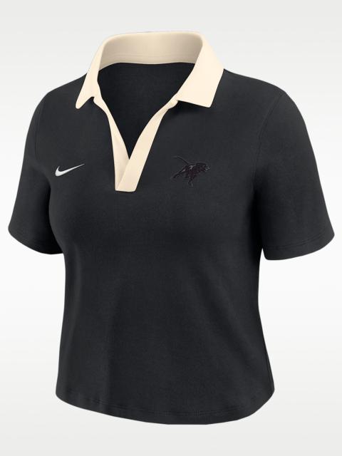 Nike Nike College (Prairie Vew A&M University) Women's Short-Sleeve Polo Crop Top