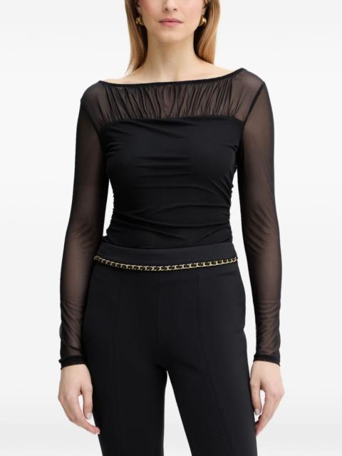 GUESS USA gathered-detail long-sleeve top