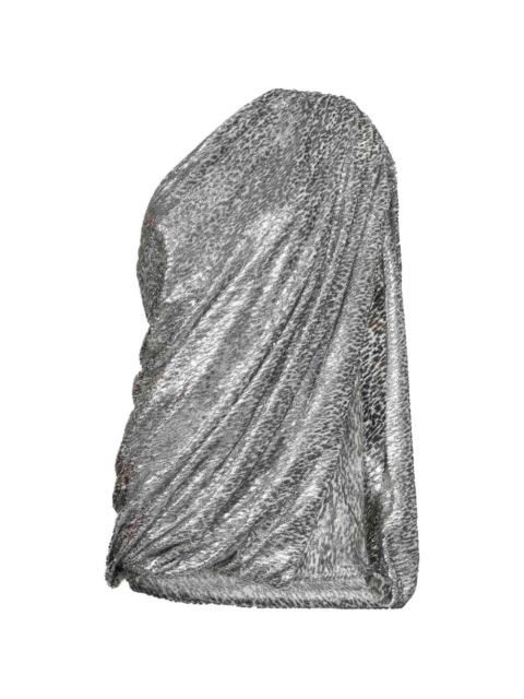 Stella McCartney one-shoulder gathered dress