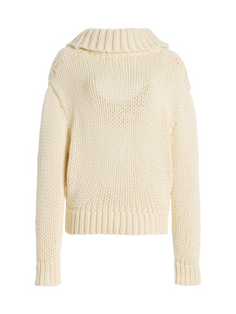 Proenza Schouler Alexandra Cotton-Blend Sweater ivory