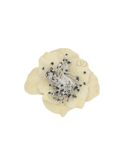 Valentino Fleur Lumineuse tie clip