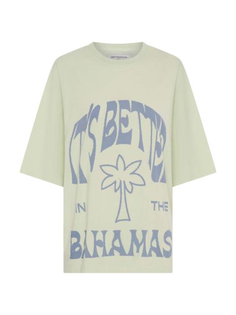 ONE TEASPOON Its Better In The Bahamas Kobe Tee - Green Mist