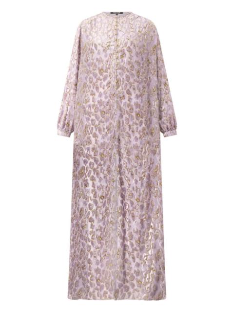 Roberto Cavalli jaguar skin-print maxi dress