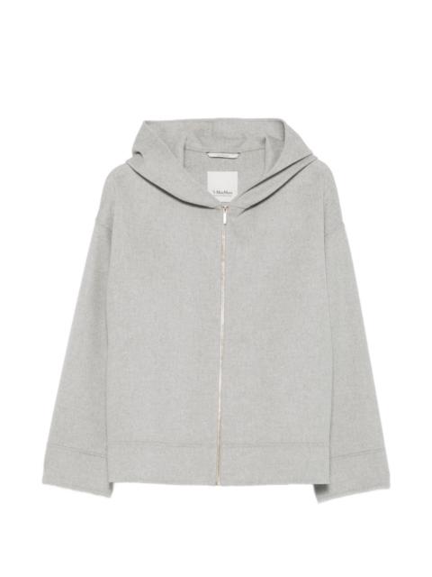 'S Max Mara hooded zip-up jacket