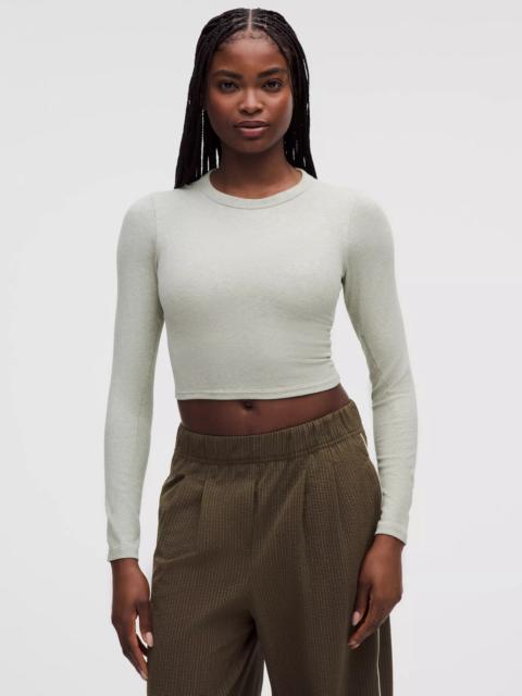 lululemon Hold Tight Straight-Hem Cropped Long-Sleeve Shirt