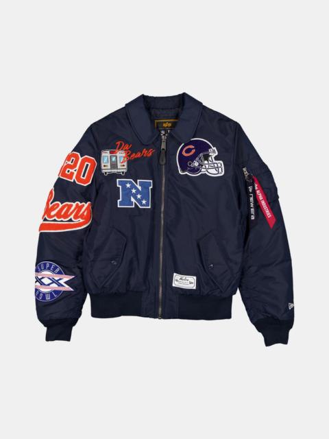 Nike CHICAGO BEARS X ALPHA X NEW ERA MA-1 COLLARED BOMBER JACKET