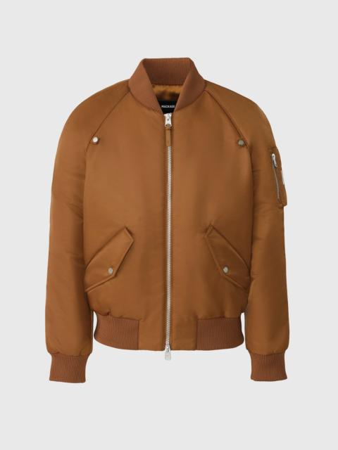 MACKAGE CARMELO Satin aviator jacket