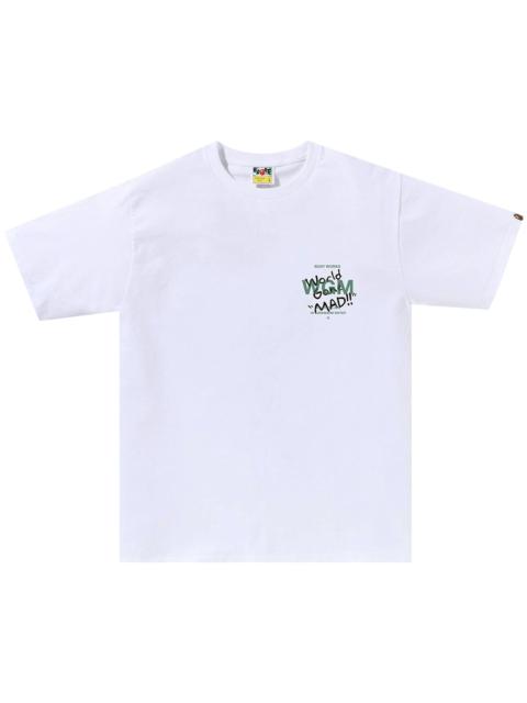 A BATHING APE® BAPE Woodland Camo WGM Ape Head Tee 'White'