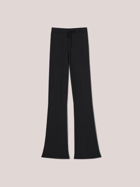 Nanushka CORNELIE - Ribbed-knit pants - Black