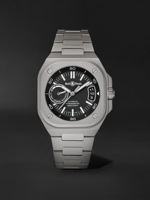 Bell & Ross BR-X5 Automatic Chronometer Titanium Watch, Ref. BRX5R-BL-TI/STI