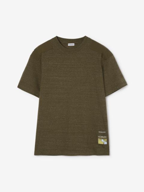 Burberry Landscape Label Cotton T-shirt