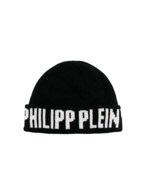 PHILIPP PLEIN Philipp Plein jacquard beanie