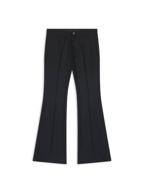 Tailored Flared Pants in Black