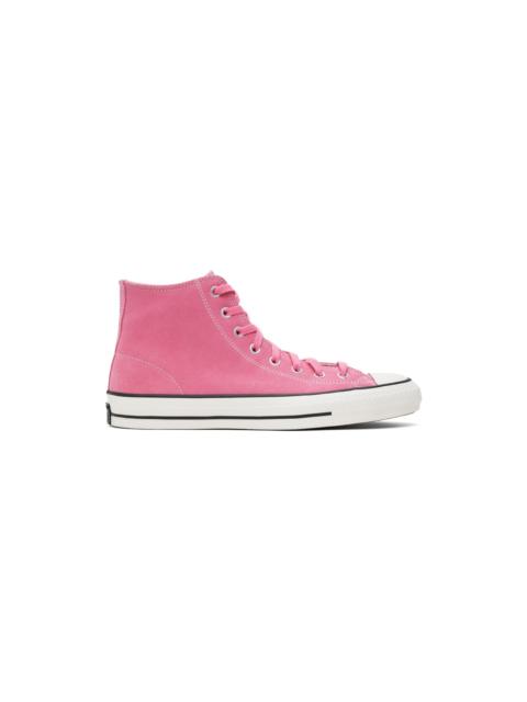 Pink Chuck Taylor All Star Pro Suede High Top Sneakers