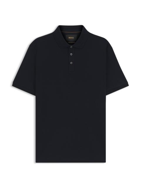 BOSS REGULAR-FIT POLO SHIRT IN MERCERIZED COTTON