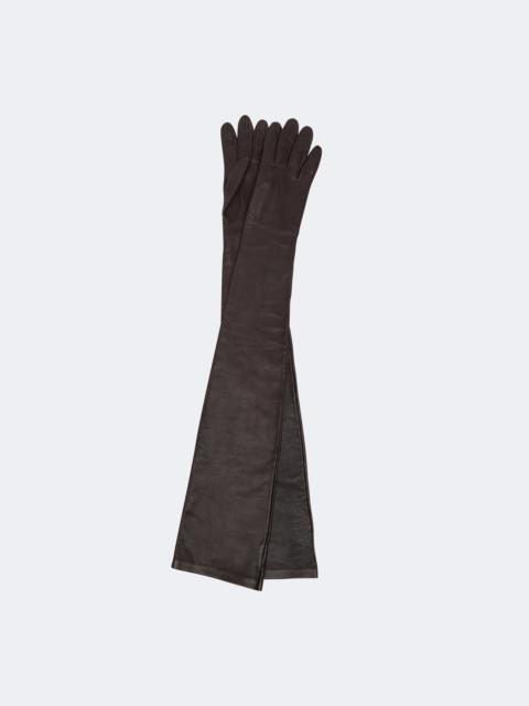 KHAITE Remo leather gloves