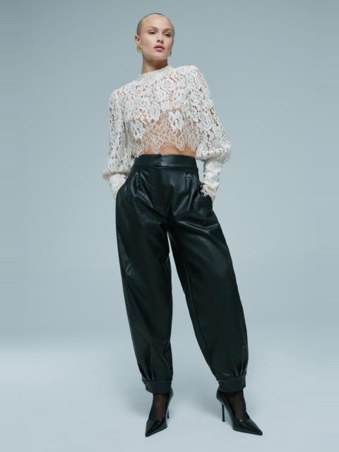 BARDOT Renea Vegan Leather Pant In Black