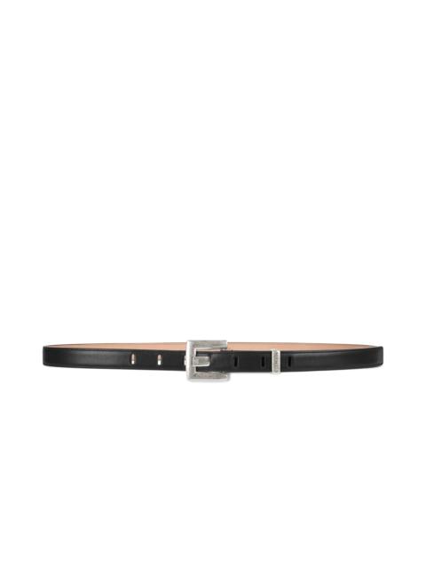 Balmain Anthem smooth leather belt