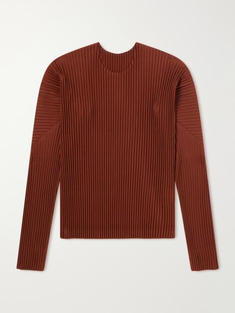 ISSEY MIYAKE Panelled Pleated T-Shirt