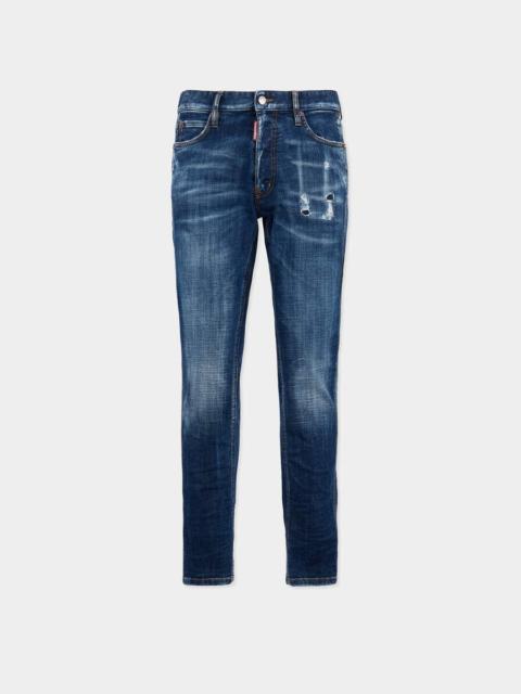 DSQUARED2 DARK SMOKER WASH TEDDY MINI FRONT JEANS