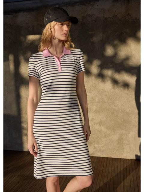 SAINT JAMES AGEN Striped Polo Dress