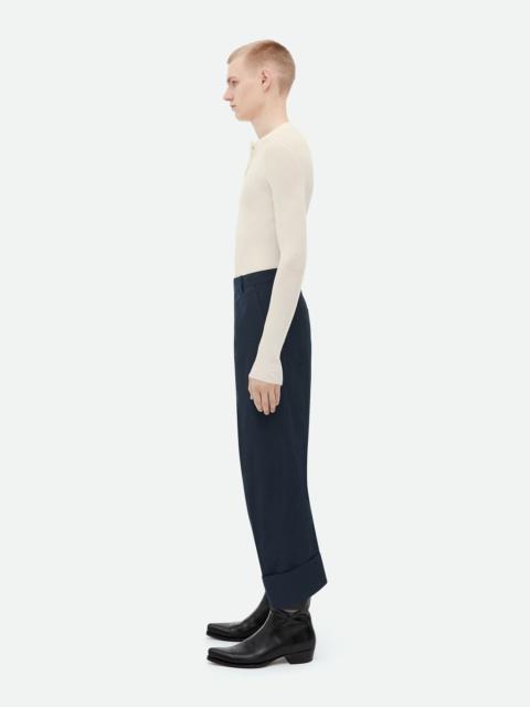 Bottega Veneta Lapeled Cotton Pants