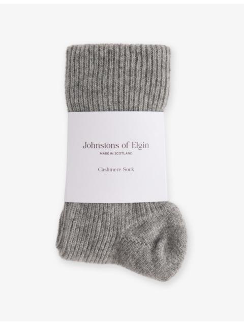 Johnstons of Elgin Forbes Cashmere Socks