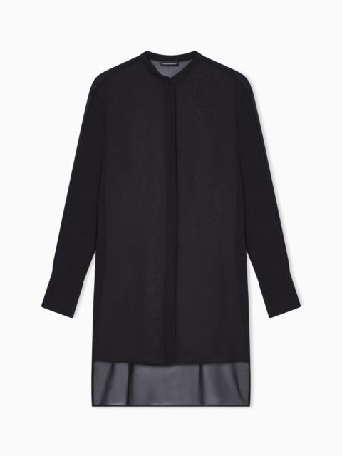 EMPORIO ARMANI TECHNO GEORGETTE SHIRT
