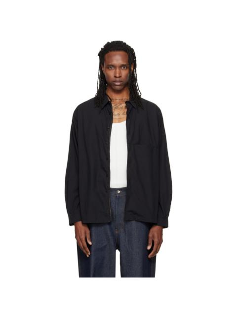 YMC Black Blackout Overshirt