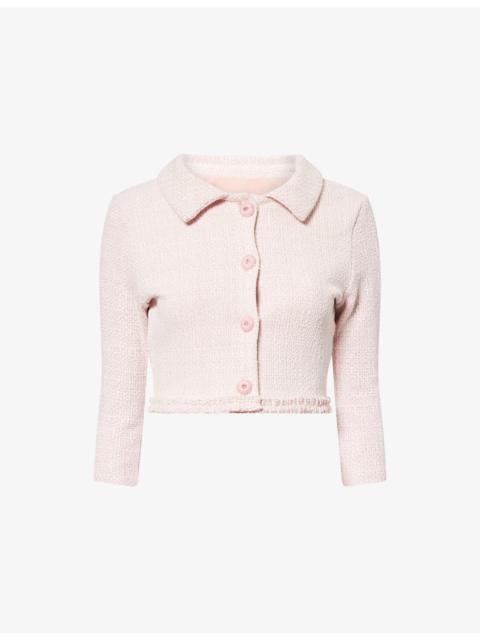 DEVON WINDSOR Brielle Cropped Woven Jacket