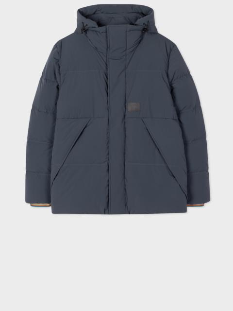 Paul Smith Navy Hooded Down Coat