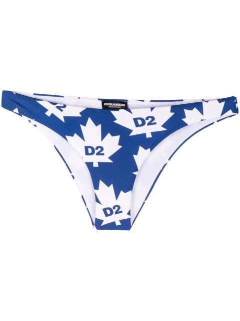 DSQUARED2 maple leaf bikini bottoms