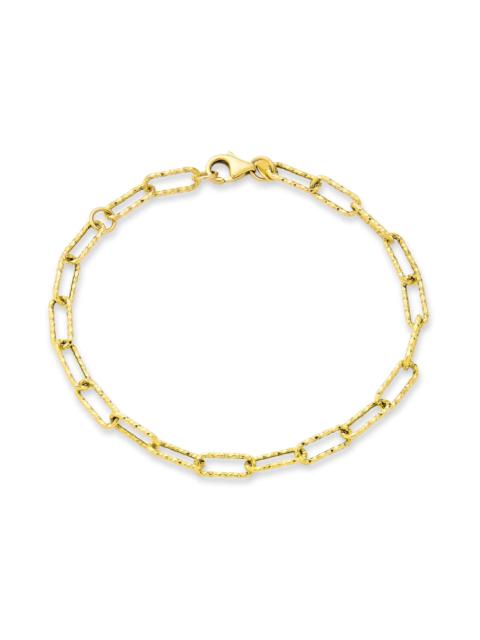STONE AND STRAND Paperclip Sparkle Chain Bracelet